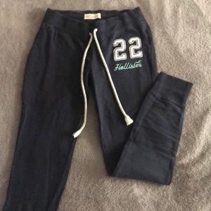 Navy Blue Hollister Sweat Pants